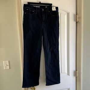 J. Crew Women's Dark Blue Boot Cut Jeans Size 31 NWT